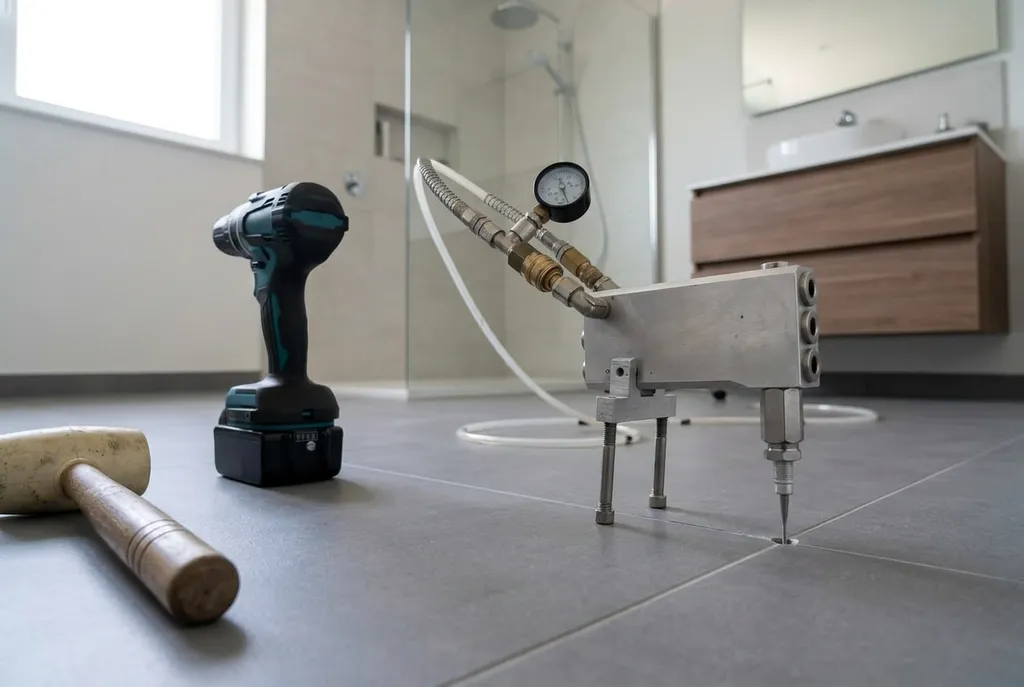 Kitbedrijf Leiderdorp – holle tegels injecteren